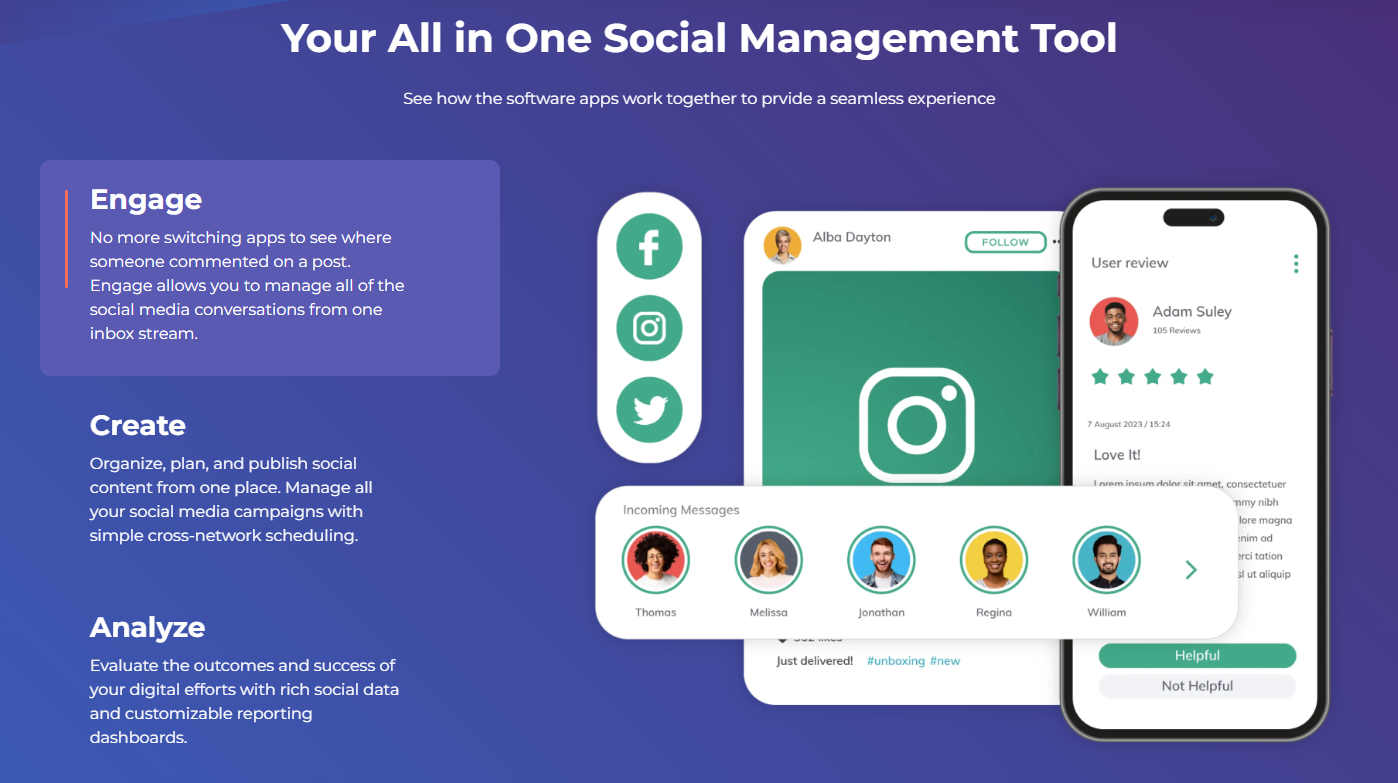 DGTLsuite social management tool