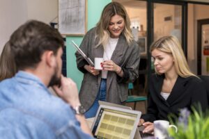 women in marketing working